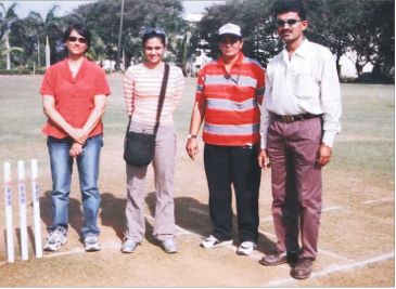 celebrity Cricketer with founder